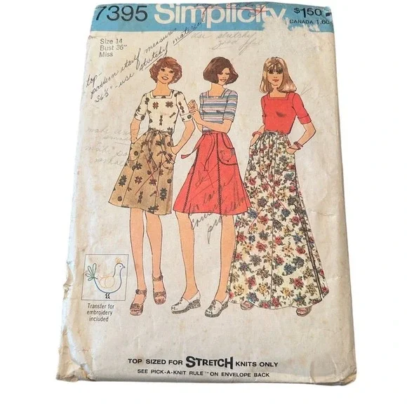 1970s Vintage Simplicity Petite Sewing Patterns Lot - Picture 11 of 16
